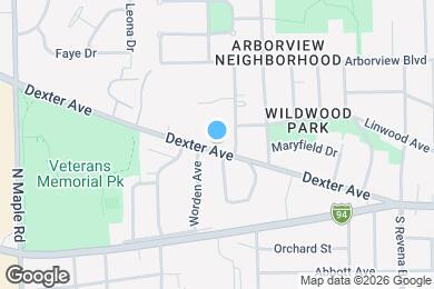Map image of the property - 2012 Dexter Ave