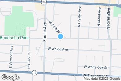 Map image of the property - 1419 W College Ter