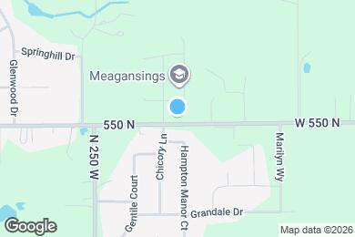 Map image of the property - 231 W 550 N