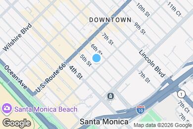 Map image of the property - Santa Monica Collection - 501 Broadway