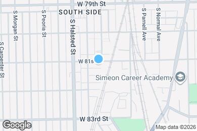 Map image of the property - 705 W 81st St