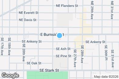 Map image of the property - 2445 SE Ankeny St