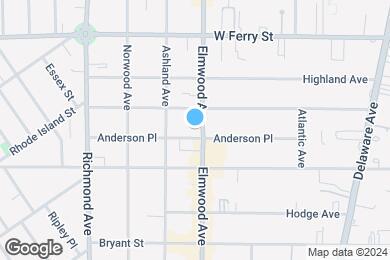 Map image of the property - Elmwood-Anderson Place Apartments