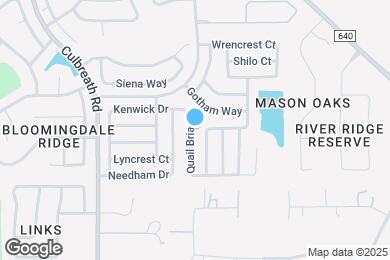 Map image of the property - 4012 Quail Briar Dr