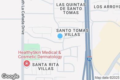 Map image of the property - 1155 W Calle Vista De Suenos
