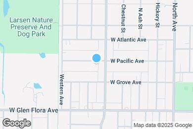 Map image of the property - 915 W Pacific Ave
