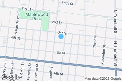 Map image of the property - 1417 4th St