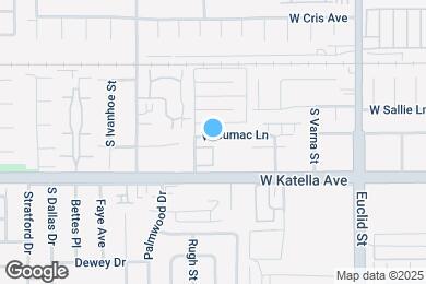 Map image of the property - 1828 W Sumac Ln