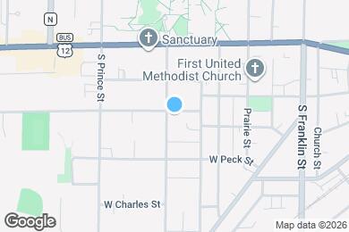 Map image of the property - 203 S Whiton St