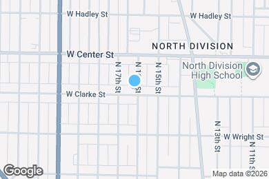 Map image of the property - 2605 N 16th St