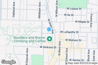 Map image of the property - 614 W Lafayette St