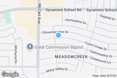 Map image of the property - 3207 Forest Creek Dr