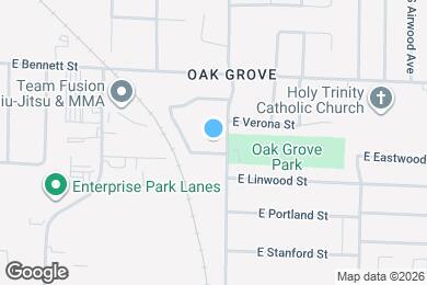 Map image of the property - 1509 S Oak Grove Ave