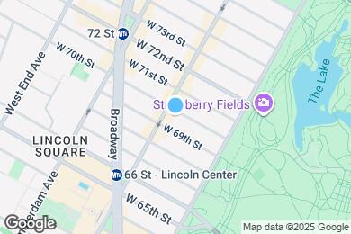 Map image of the property - 62 W 70th St