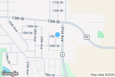 Map image of the property - 3052 15th St