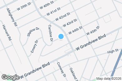 Map image of the property - 1615 W 44th St