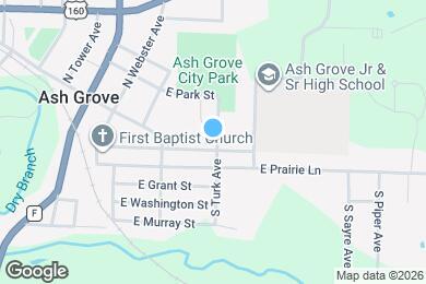 Map image of the property - 412 E Walker St