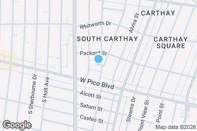 Map image of the property - 1227 1/2 S Orlando Ave