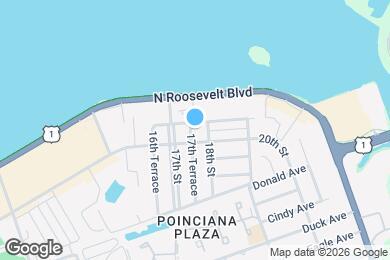 Map image of the property - 909 17th Ter