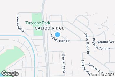 Map image of the property - 1133 Broken Hills Dr