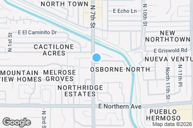 Map image of the property - 701 E Royal Palm Rd