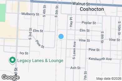 Map image of the property - 515 Vine St