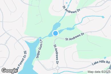 Map image of the property - 1175 St Andrews Dr