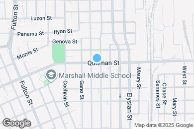 Map image of the property - 1410 Quitman St