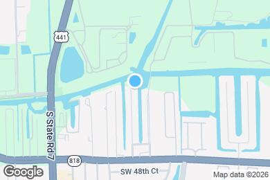 Map image of the property - 4500 SW 42nd Terrace