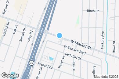 Map image of the property - 1603 W Market St