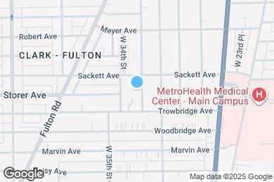 Map image of the property - 3356 W 33rd St