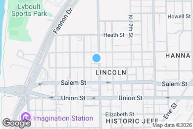 Map image of the property - 822 Tippecanoe St