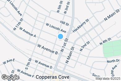 Map image of the property - 205 W Washington Ave