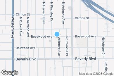 Map image of the property - 437 N Ardmore Ave