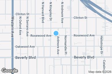 Map image of the property - Spacious Junior 1 Bedroom Oakwood/East Hollywood
