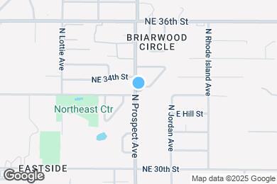 Map image of the property - 1500 NE 33rd St