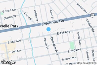 Map image of the property - 319 E 1st Ave