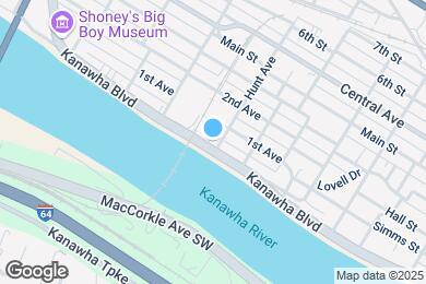 Map image of the property - 1102 Kanawha Blvd W