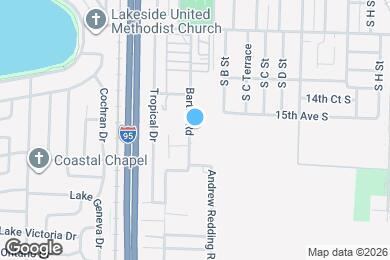 Map image of the property - 1420 Barton Rd