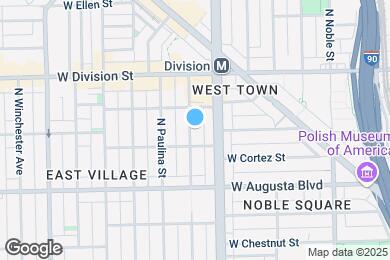 Map image of the property - 1065 N Marshfield Ave