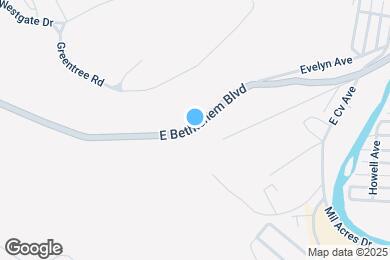 Map image of the property - 1055 E Bethlehem Blvd