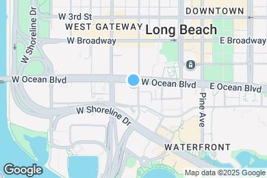 Map image of the property - 400 W Ocean Blvd