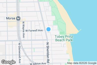 Map image of the property - 6825 N Sheridan Rd