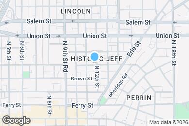 Map image of the property - 1114 Cincinnati St