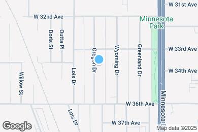 Map image of the property - 3309 Oregon Dr