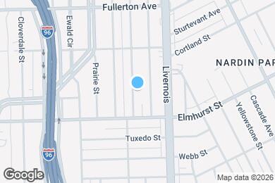 Map image of the property - 12080 Santa Rosa Dr
