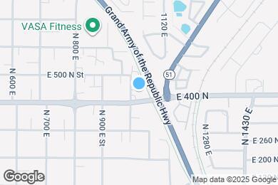 Map image of the property - 430 N 1000 E