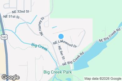 Map image of the property - 913 NE Lakewood Dr