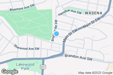 Map image of the property - 1026 Welton Ave SW