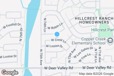 Map image of the property - 7436 W Crest Ln